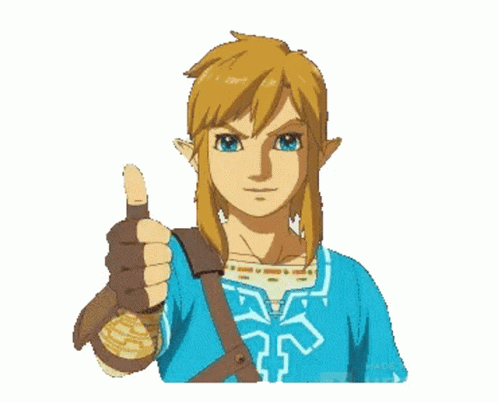 Zelda Link Thumbs Up GIF