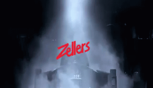 Zellers Logo on Black Background