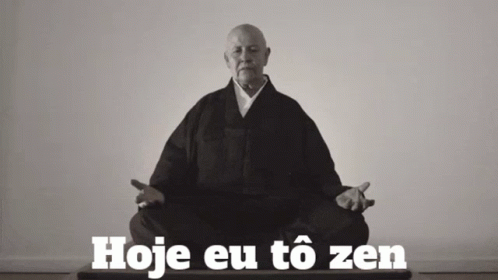 Zen Wakaranai Meditating GIF