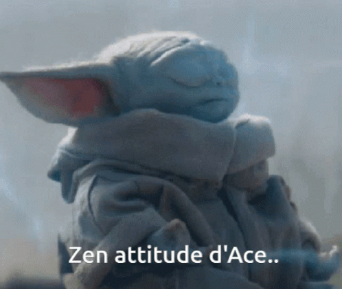 Zen Star Wars Grogu Attitude GIF