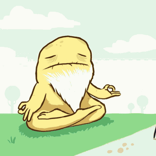 Zen Eating Animation GIF