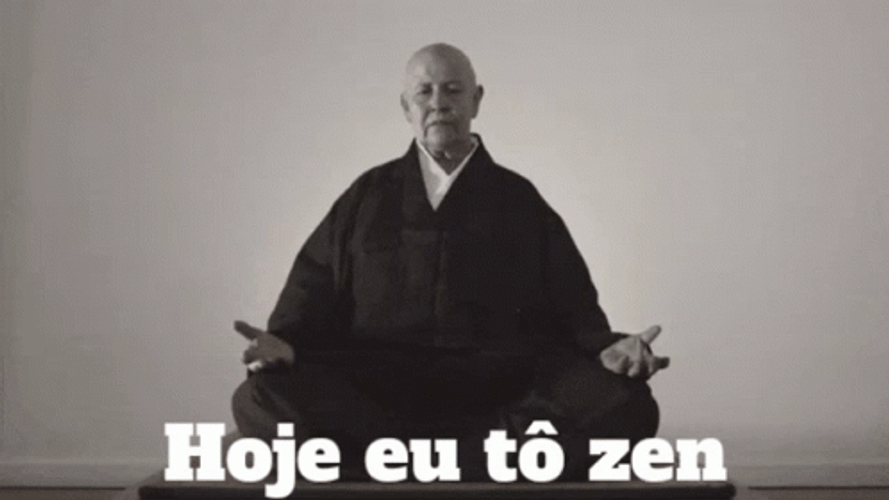 Zen Wakaranai Meditating GIF