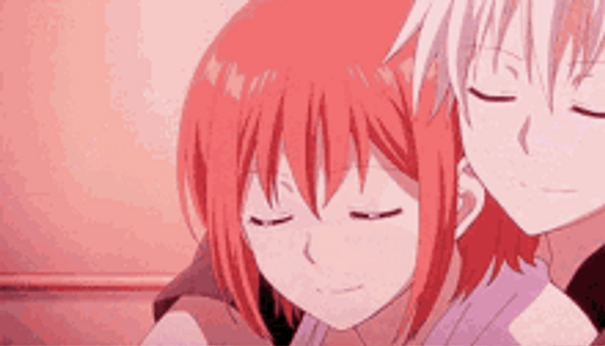 Hug Love GIF  Hug Love Anime  Discover  Share GIFs  Anime hug Anime  Anime kiss gif