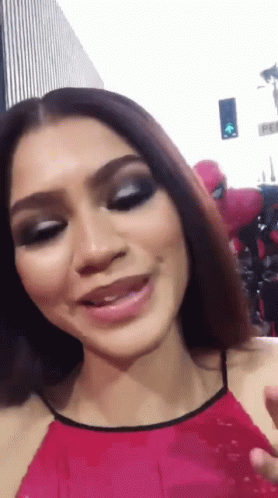 Zendaya Blowing Kiss GIF