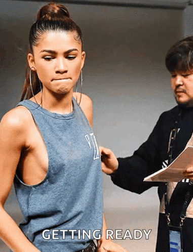 Zendaya Dancing Getting Ready GIF
