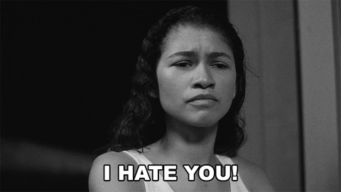 Zendaya I Hate You GIF