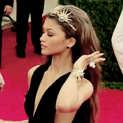 Zendaya Perfecto Hair Flip GIF