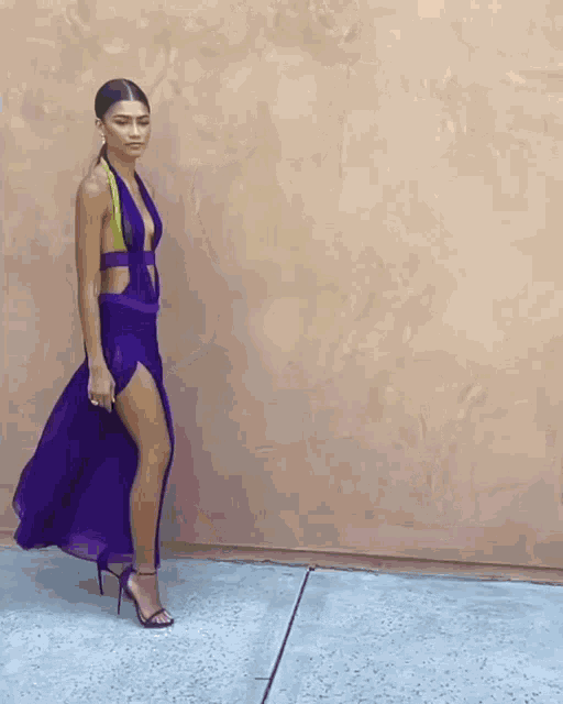 Zendaya Walking In Slow Motion GIF