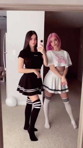 Cosplayers Zero Two Dance GIF