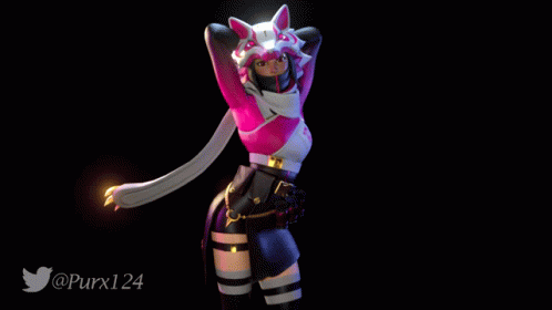 Fortnite Skin Zero Two Dance GIF