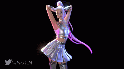 Fortnite Ariana Grande Zero Two Dance GIF