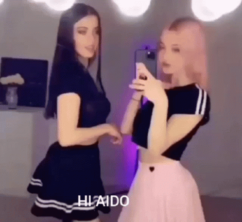 Mirror Zero Two Dance Cosplayers GIF