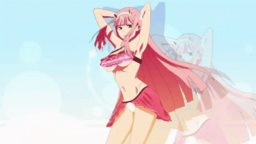 Zero Two Dance By The Beach GIF