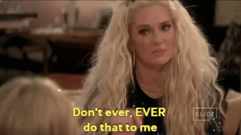 Zesty Erika Jayne Angry Reaction GIF