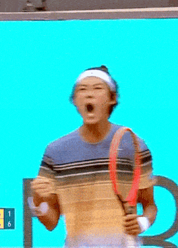 Zhang Zhizhen Tennis Gif GIF