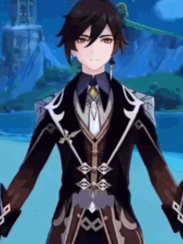 Zhongli Genshin Impact Vow GIF