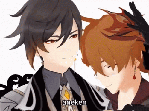 Zhongli Aneken Anime GIF