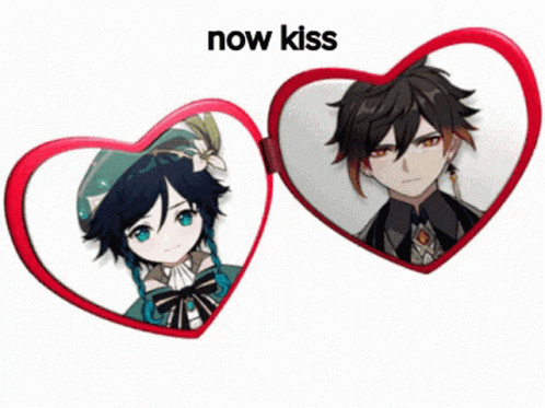 Zhongli Zhongven Heart Locket GIF