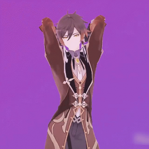 Zhongli Sexy Dance GIF