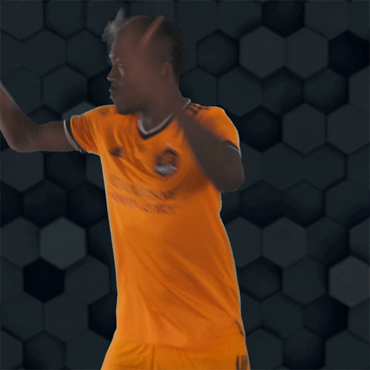 Zimbabwean Footballer Hadebe Hype Up GIF