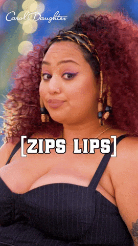 Zip Lip Keep It Secret Keep It Safe GIF