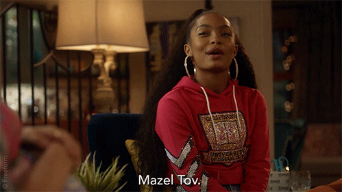 Zoey Tov Cheerful Mazel Tov GIF