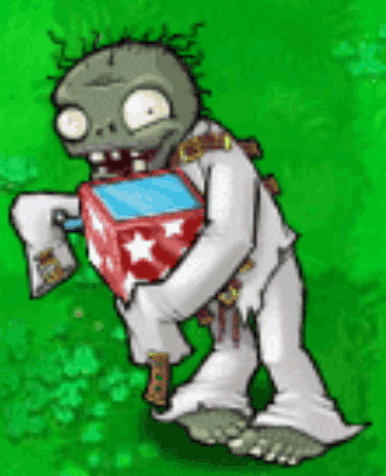 Zombie Holding Star Box