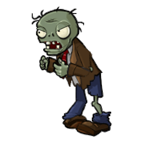 Zombie in Brown Jacket and Tie