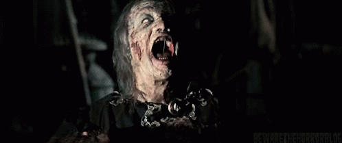 Zombie Screaming in Darkness