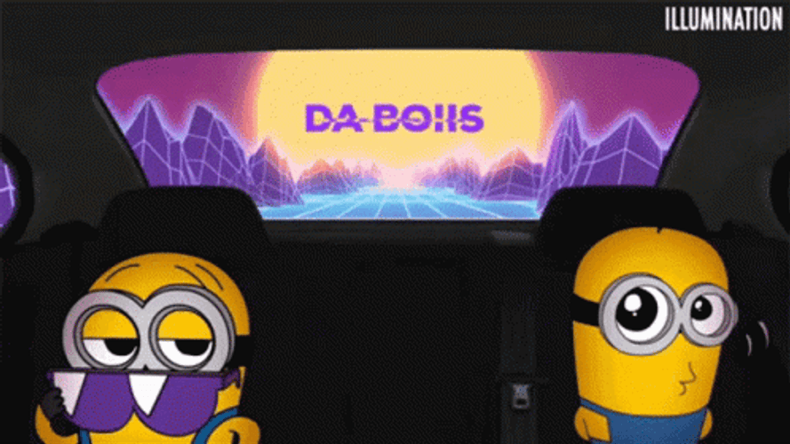 Zoom Background Minions GIF