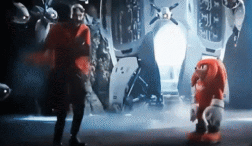 Zoom In Friends Knuckles Dancing GIF