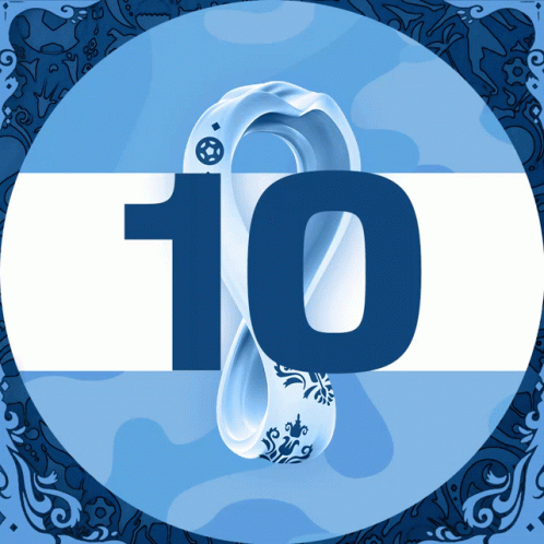 Zoom In Number 10 GIF