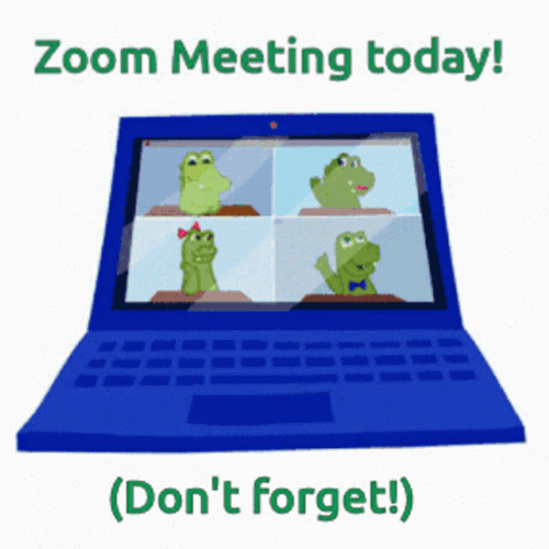 Zoom Meeting Reminder GIF