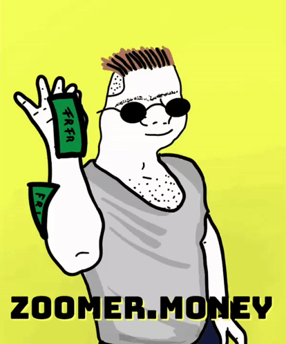Zoomer Money Cartoon