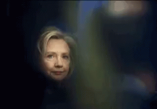 Zooming Out Hillary Clinton GIF