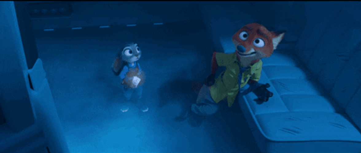 Zootopia Judy And Nick Attacked GIF