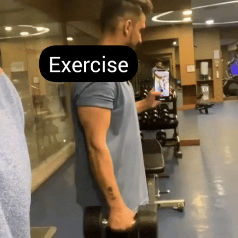 Zottman Curl Gym Rat Working Out GIF