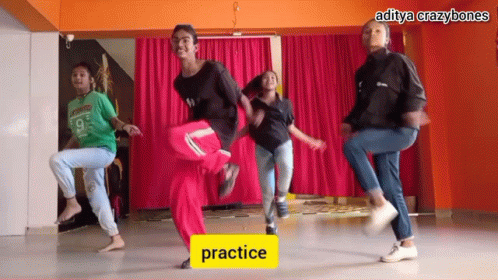 Zumba Practice GIF