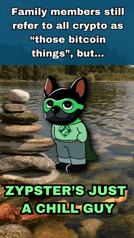 Zypster 'S Just A Chill Guy With A Cartoon Dog GIF