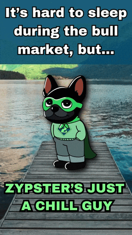 Zypster 'S Just A Chill Guy Written On A Poster GIF