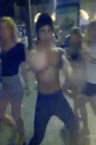 Zyzz Funny Arm Dance GIF