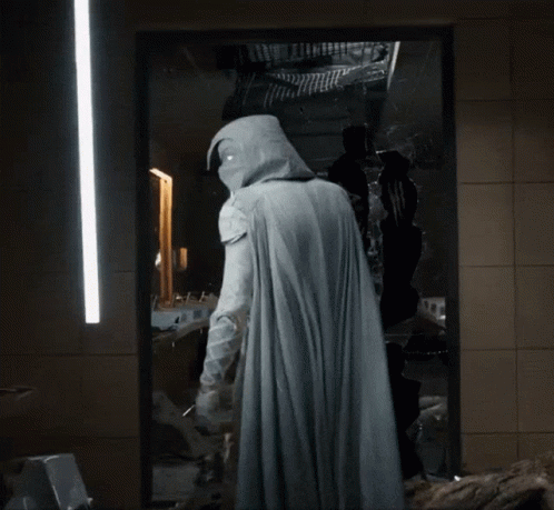 Moon Knight Walking Past Screen GIF