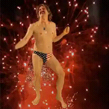 Funny Dancing Happy 4th Of July