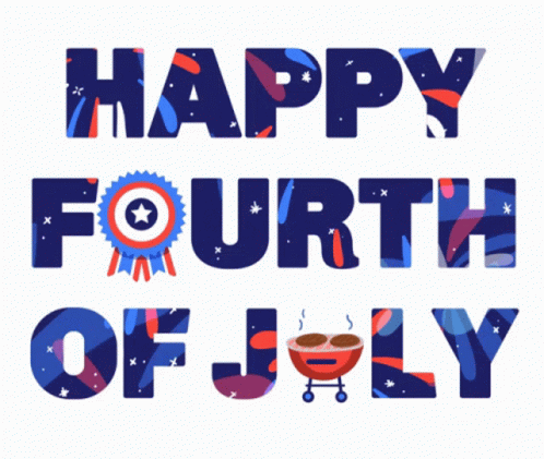 Funny Happy 4th Of July Text