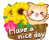 Good Morning Have A Nice Day Sticker