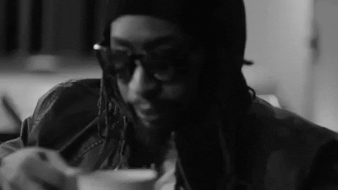 Lil Jon Drinking Coffee