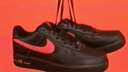 1 2 Buckle My Shoe Nike Black Shoes GIF