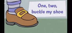 1 2 Buckle My Shoe Open The Door GIF