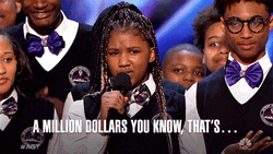 1 Million Dollars America's Got Talent GIF