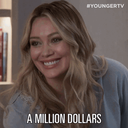 1 Million Dollars Hilary Duff GIF